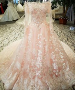 wedding dress pink-0473-04