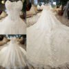 wedding dress with long train-09
