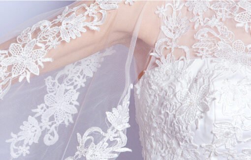 a line wedding dress-0555-01