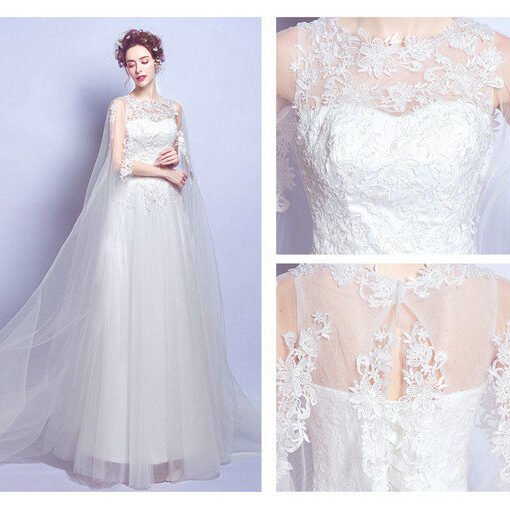 a line wedding dress-0555-04