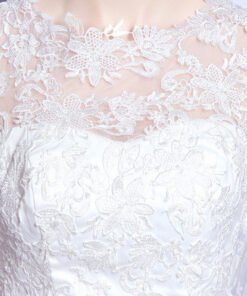 a line wedding dress-0555-08
