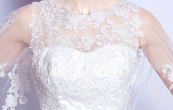 a line wedding dress-0555-08
