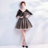 black cocktail dress -0549-04
