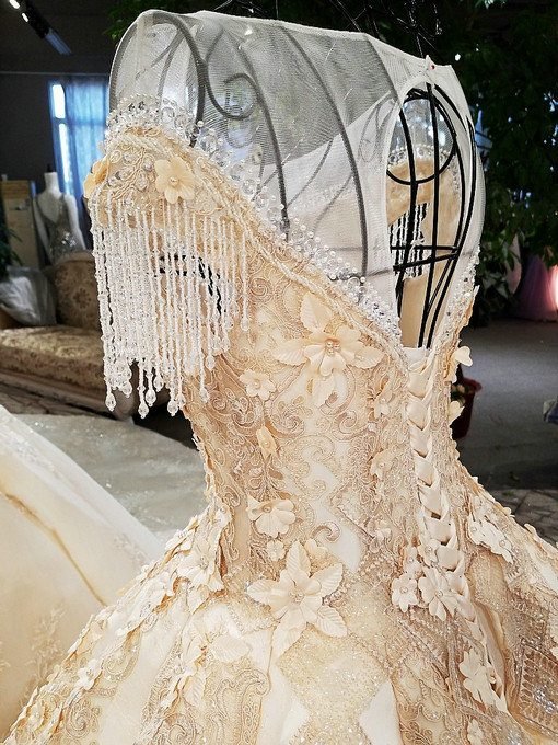 hand made bridal dress-0532-08