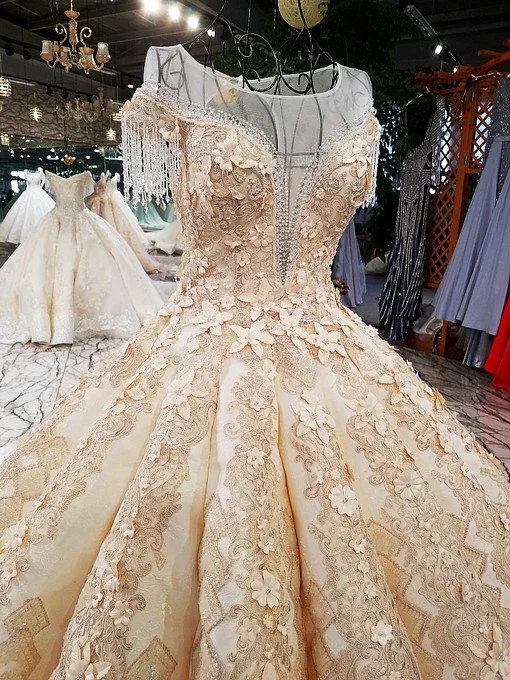 hand made bridal dress-0532-10