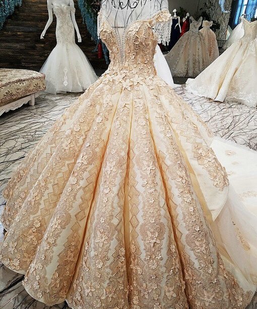 hand made bridal dress-0532-11