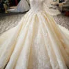 hand made lace bridal dress-0533-10