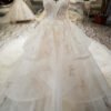 haute couture v neck wedding dress-0530-04