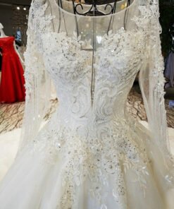 long sleeve wedding dress-0538-05