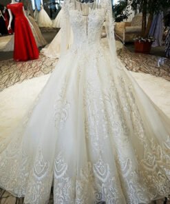 long sleeve wedding dress-0538-06