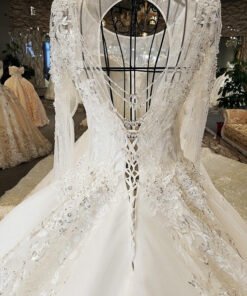 long sleeve wedding dress-0538-07
