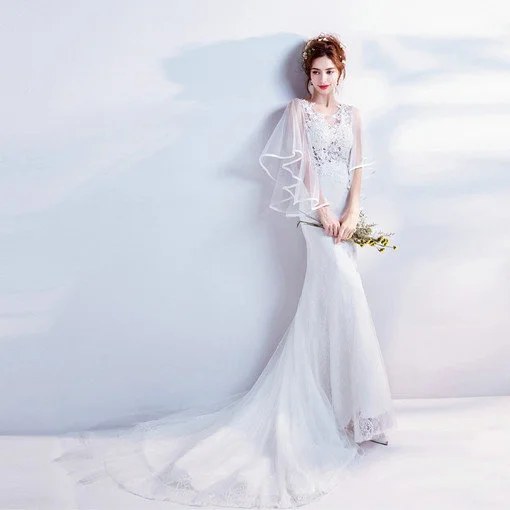 mermaid wedding dress-0543-09