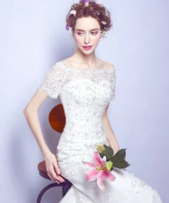 mermaid wedding dress cheap-0557-06