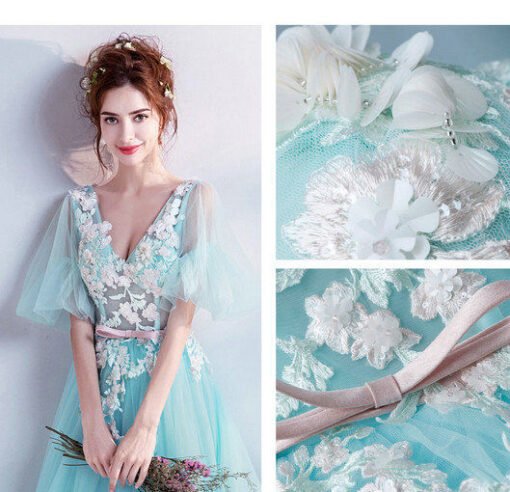 prom dress green-0564-04