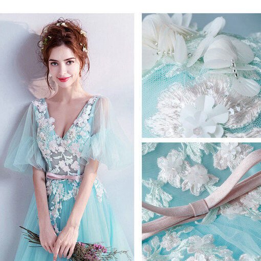 prom dress green-0564-04