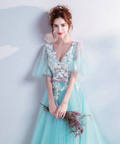prom dress green-0564-05