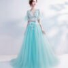 prom dress green-0564-07