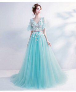 prom dress green-0564-07