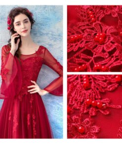 red prom dress plus size-0562-09