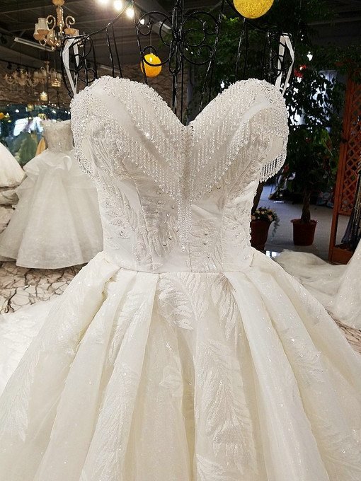 strapless wedding dress-0568-12