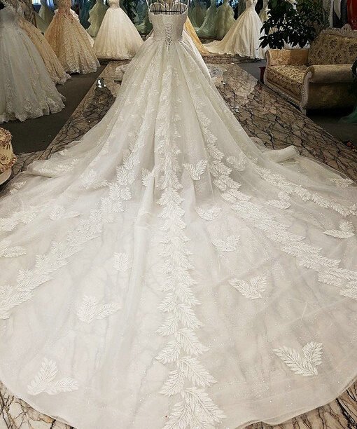 strapless wedding dress-0568-14