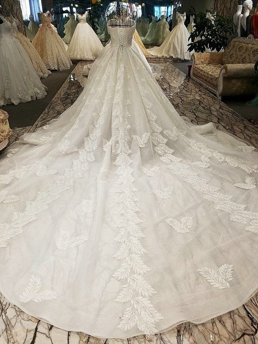 strapless wedding dress-0568-14