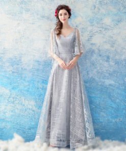 v neck prom dress-0563-08
