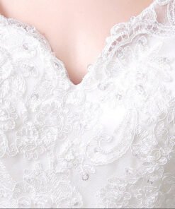 v neck wedding dress-0559-01