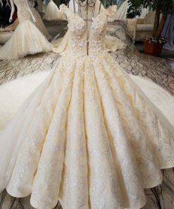 wedding dress with train-0534-07