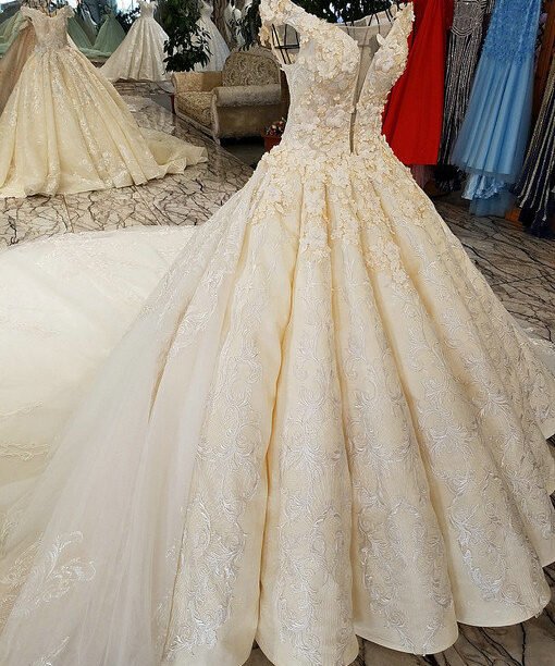 wedding dress with train-0534-09