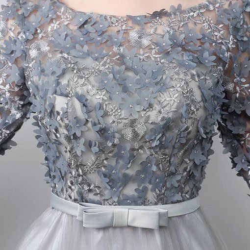 aline prom dress grey-583-02