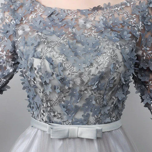 aline prom dress grey-583-02