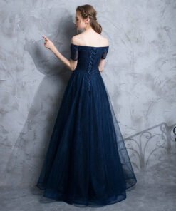 navy blue prom dress-575-02
