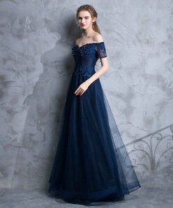 navy blue prom dress-575-04