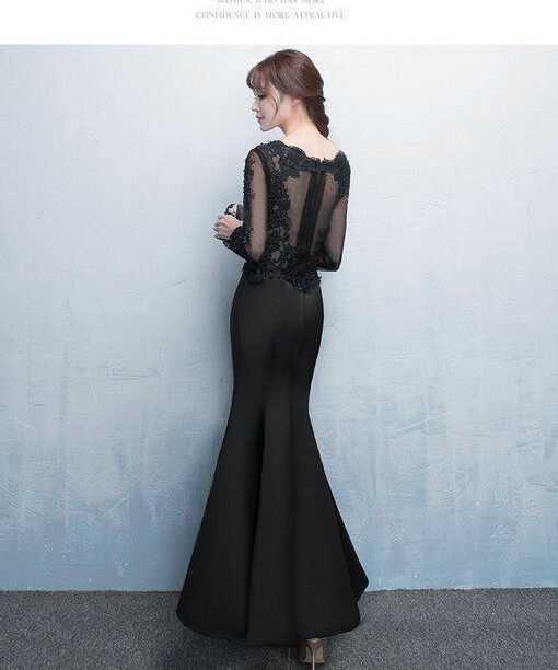black prom dress mermaid-585-02