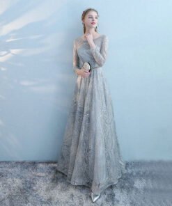 long sleeve prom dress-572-03