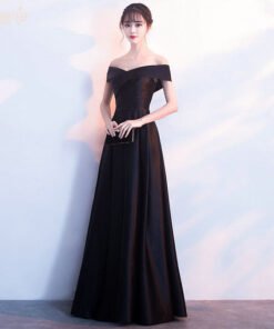 prom dress black-579-04