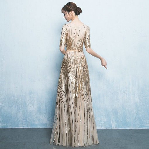 prom dress gold-586-02