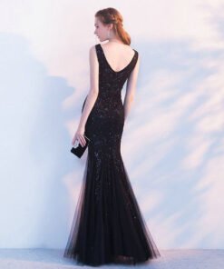v neck prom dress-587-02