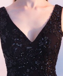 v neck prom dress-587-05