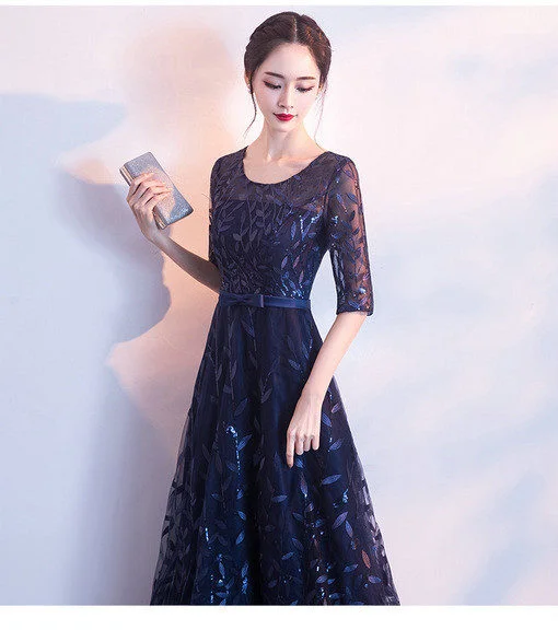 dark blue prom dress 0660-02
