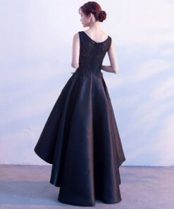 high low black cocktail dress 066301