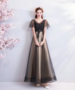 party dress black 0657-01