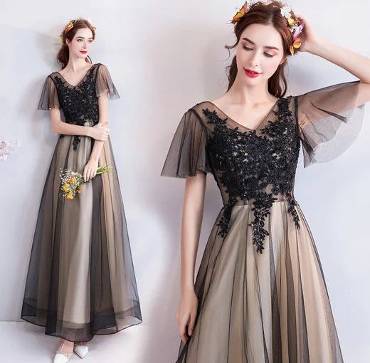 party dress black 0657-05