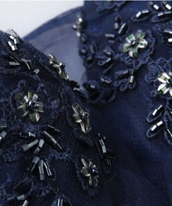 prom dress dark blue 0656-02