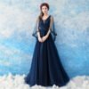 prom dress dark blue 0656-08