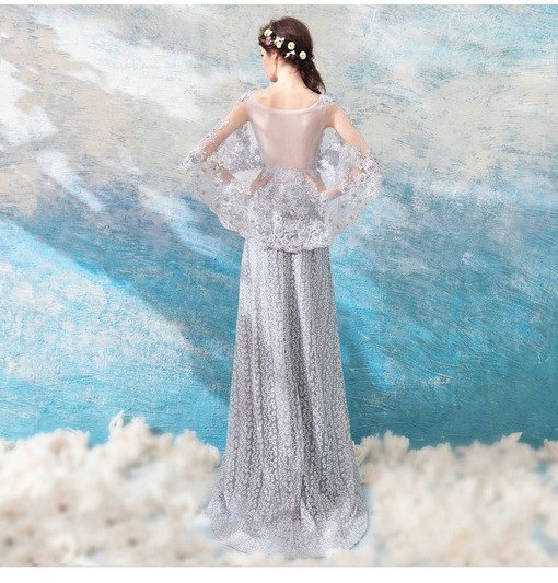 prom dress lace 0655-06
