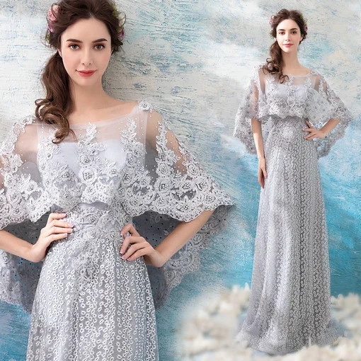 prom dress lace 0655-09