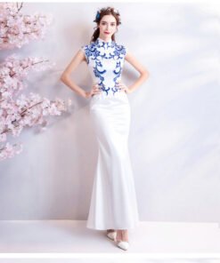 prom dress mermaid 0654-03