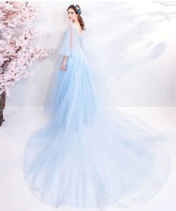 prom dress train 0680-07
